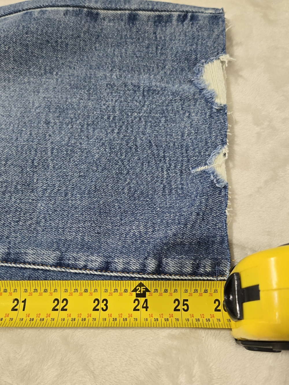 Judy Blue Mid Rise Kick Flare Light Blue Ankle Jeans 20W New - Picture 6 of 7